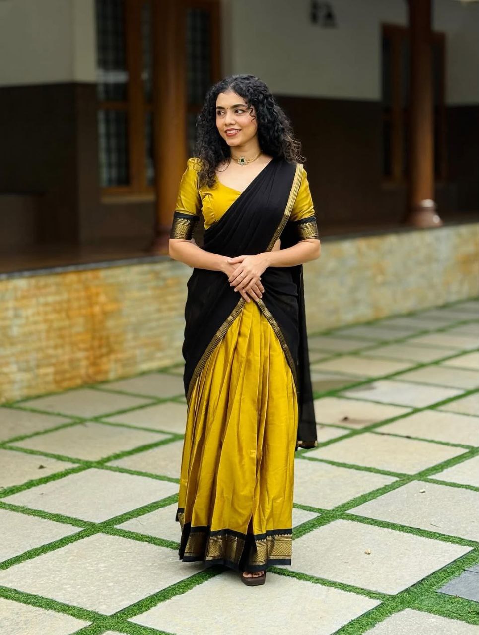 Classic Plain Heavy Embroidery Work Border Cotton Lehega With Unstitched Blouse and Dupatta