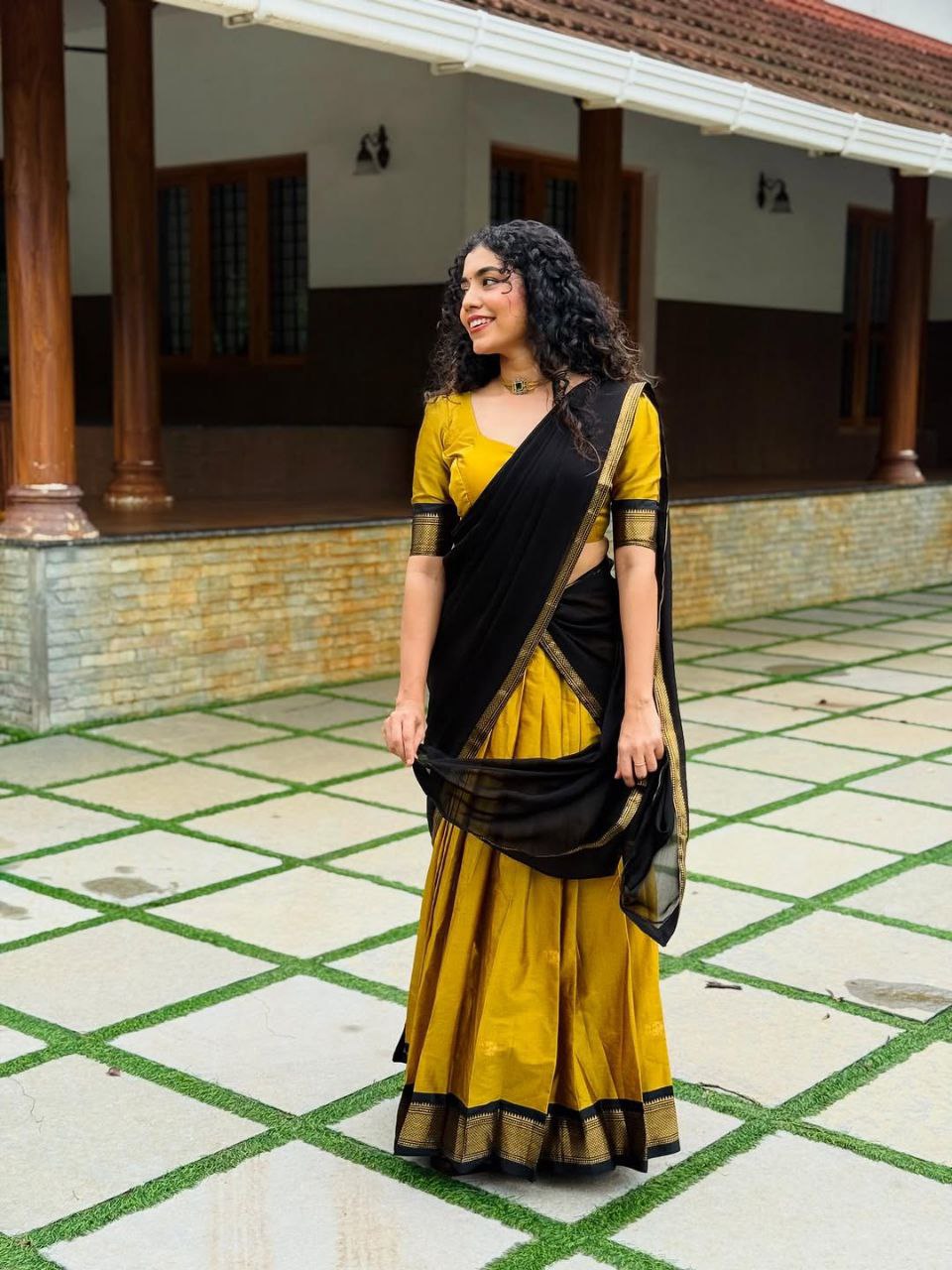 Classic Plain Heavy Embroidery Work Border Cotton Lehega With Unstitched Blouse and Dupatta